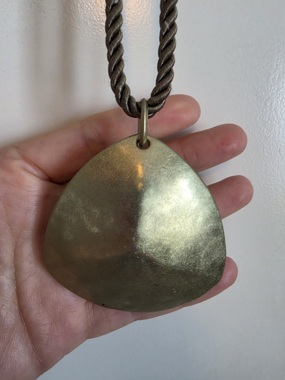 Chico's Antiqued Gold-Tone Statement Pendant Necklace